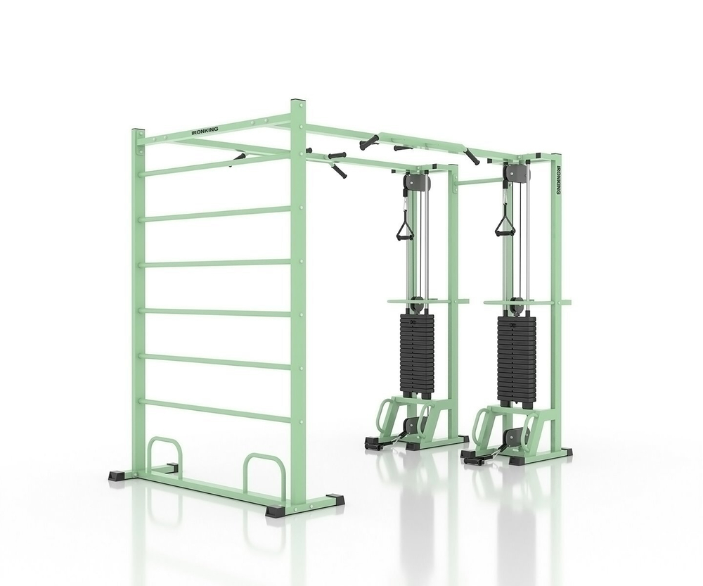 IK 16 Реабилитационный комплекс со шведской стенкой Серый