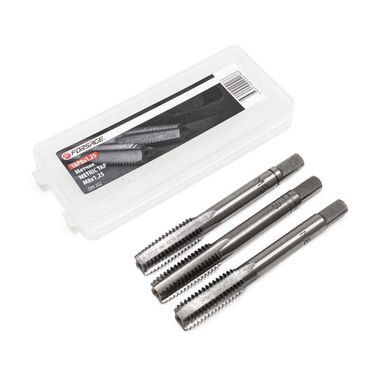Метчик M8x1,25 (3шт),в пластиковом футляре Forsage F-TAP8x1,25
