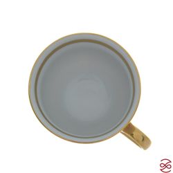 Кофейный сервиз мокко Queen's Лист Бежевый 6 персон 15 предметов