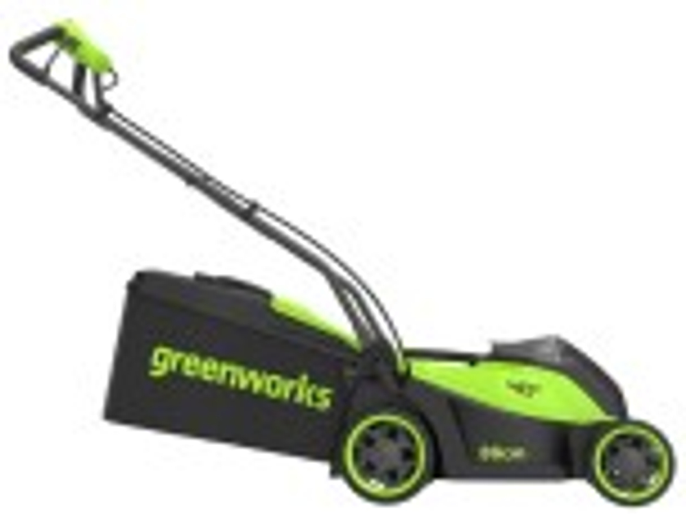 Газонокосилка аккумуляторная GREENWORKS 2520807UB 40V, 36 см, бесщеточная, c 1хАКБ 4 Ач и ЗУ