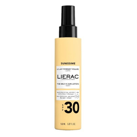 LIERAC САНИССИМ Солнцезащитный лосьон SPF30 для тела 150 мл
