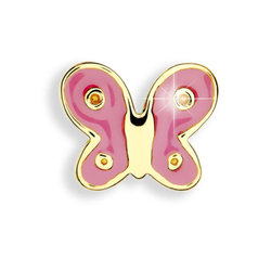 Детские серьги из медицинской стали Rose Butterfly Biojoux