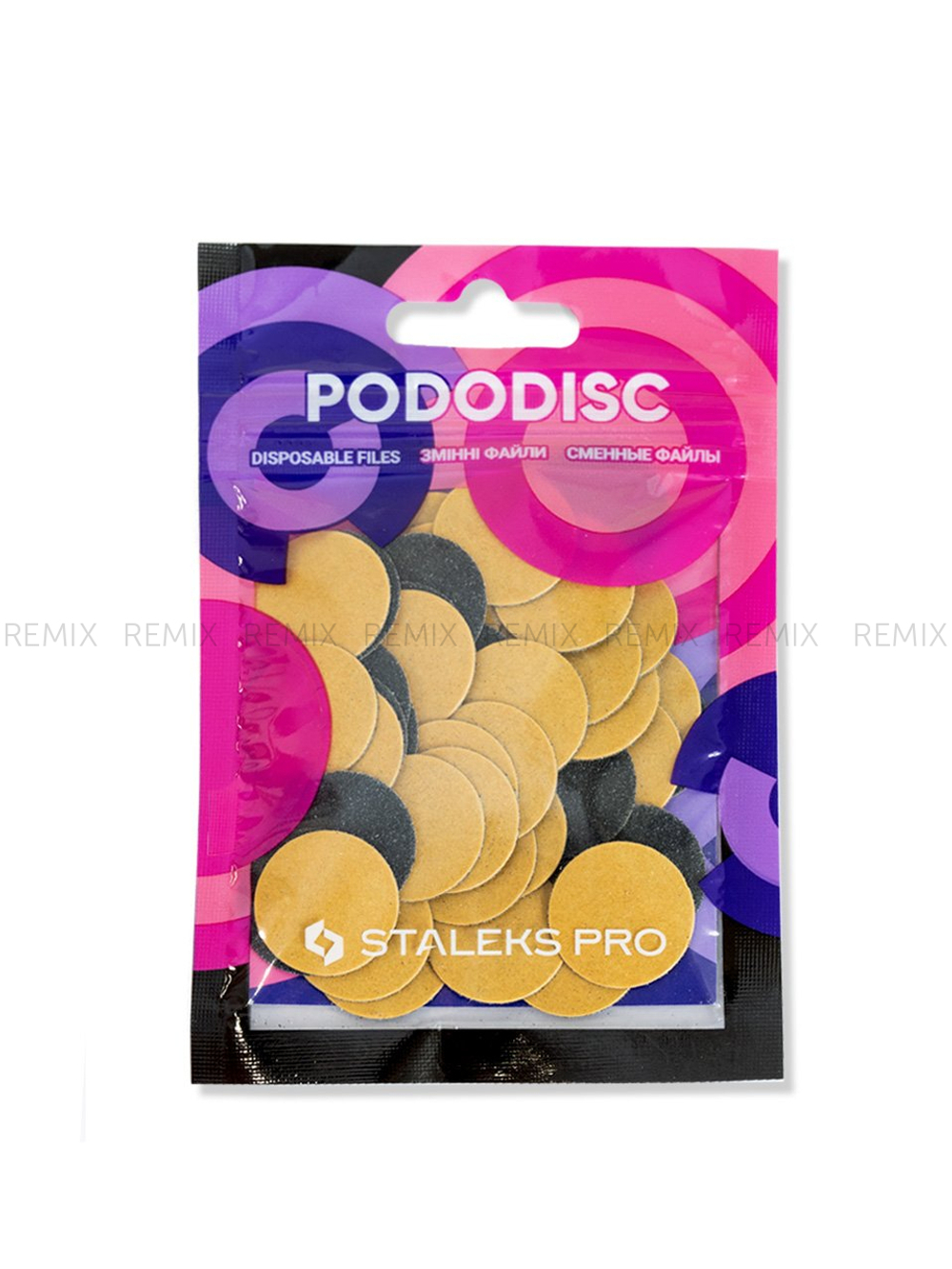 СТАЛЕКС Сменные файлы для педикюрного диска PODODISC STALEKS PRO L 320 грит (50 шт)