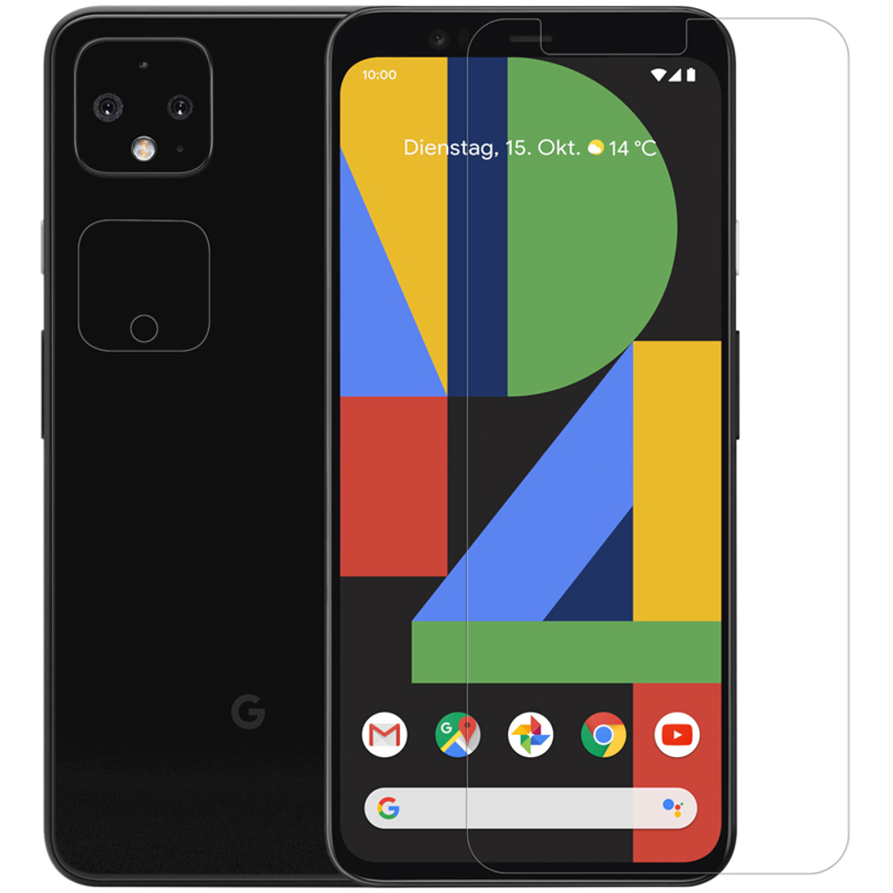 Защитная пленка для экрана и камеры на Google Pixel 4 от Nillkin Super Clear Protective Film