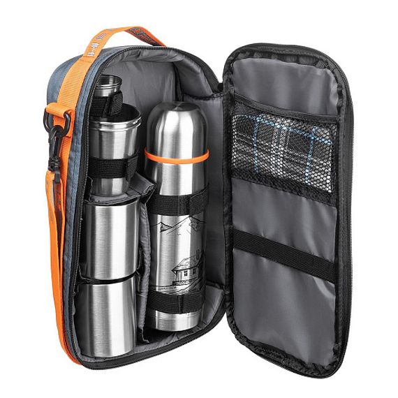 Набор для пикника Prival на 2 персоны с термосом+2 термокружки (HS-PL-TT-2) Helios