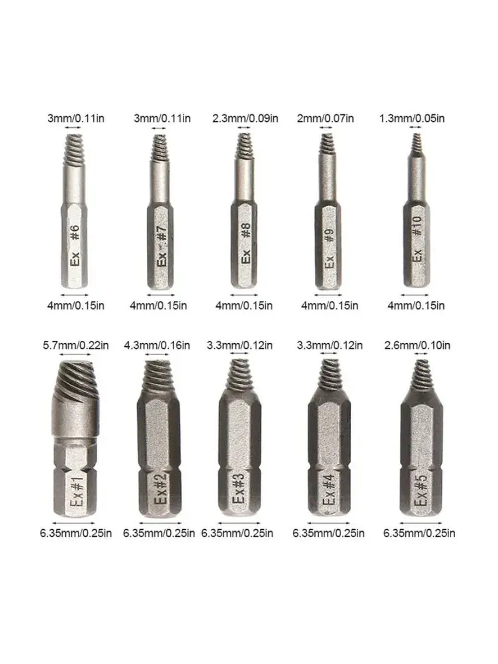 Набор экстракторов для выкручивания 33 предмета