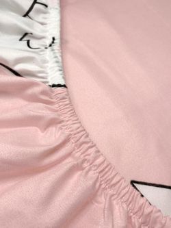 Постельное белье Полисатин Simple House "Омелек" 1,5-сп Наволочка 50х70 см 1 шт Простынь на резинке 90x200 см Пододеяльник 145x215 см