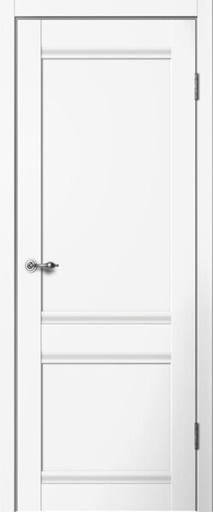 Дверь межкомнатная  Classic C01 ПГ, цвет белый, эмалит (экошпон), глухая