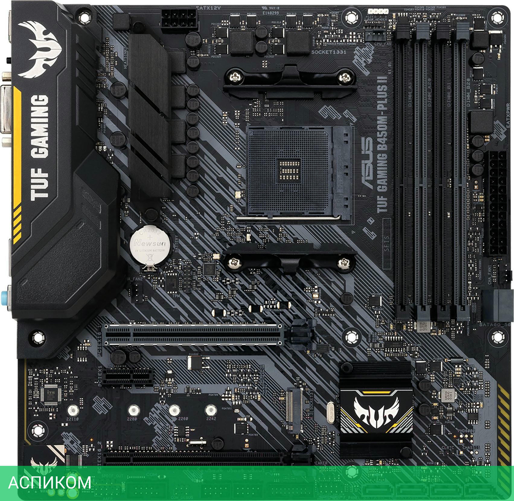 Материнская плата ASUS TUF Gaming B450M-Plus II DDR4