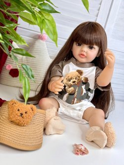 Кукла Реборн виниловая 55см в пакете (FA-290)