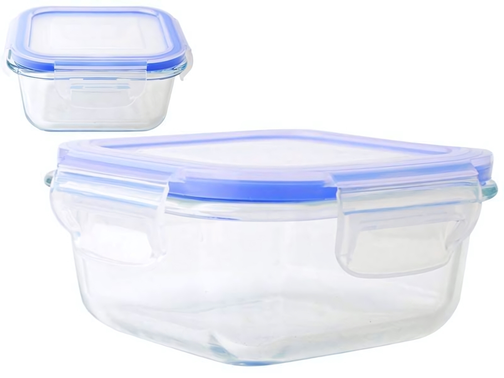 Контейнер 0,5л жаропрочное стекло "Cristallino"