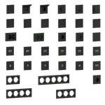 Накладка для розетки Schuko с зарядным устройством USB A+C, со шторками 16A 250В, матовый карбон, серия A07