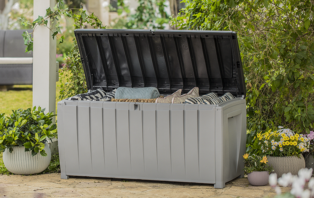 Пластиковый сундук Keter Novel 340 л graphite