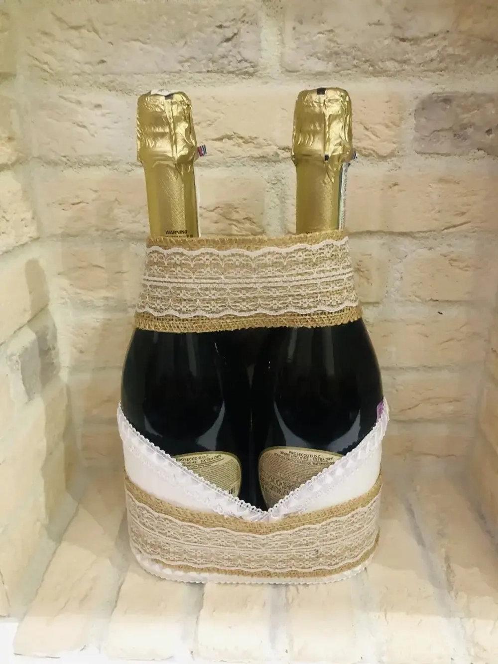 Украшение на шампанское