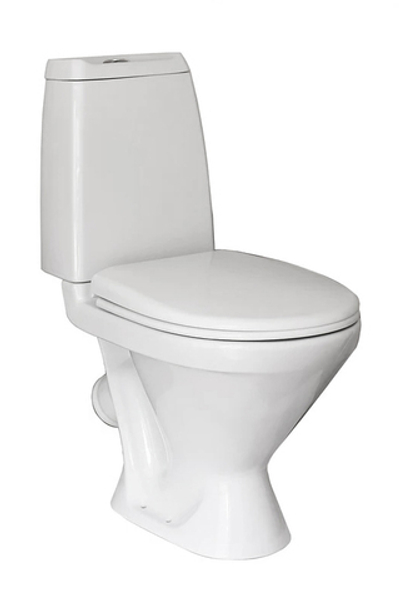 Унитаз-компакт Кама комфорт (Белый)/12шт сидение Полипласт ТМ , крепление пластиковое