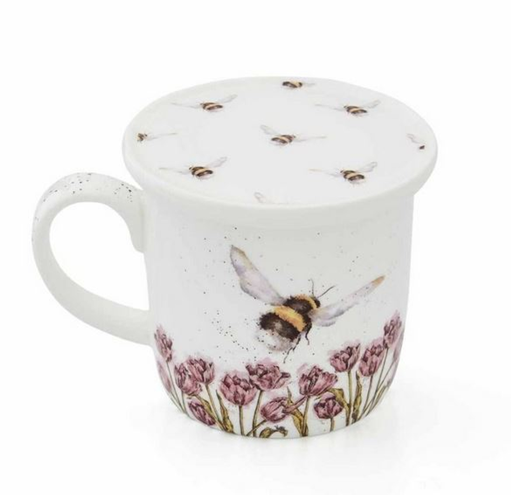 Royal Worcester Кружка Wrendale Designs 310 мл Bumble Bee с блюдцем