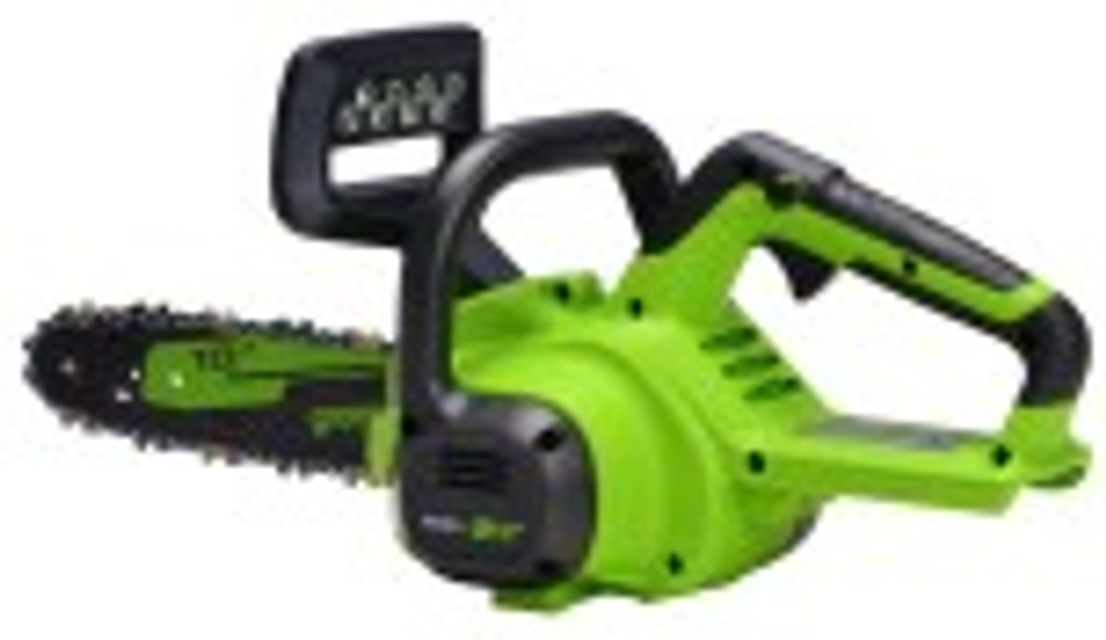 Пила цепная аккумуляторная GREENWORKS G24CS25 24V, 25см, АКБ 8Ач и ЗУ 2007707UH