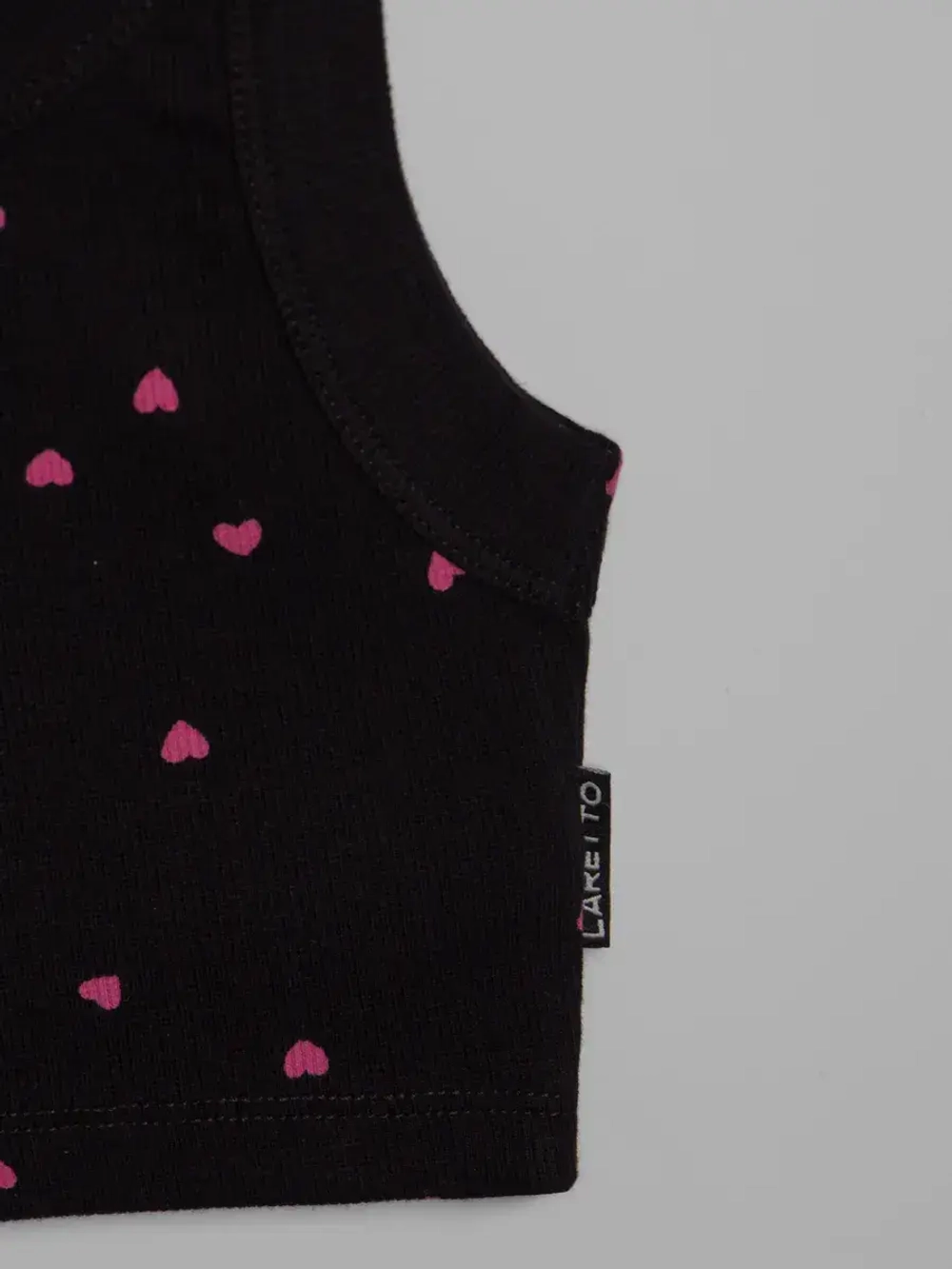 Летний кроп топ трикотажный детский