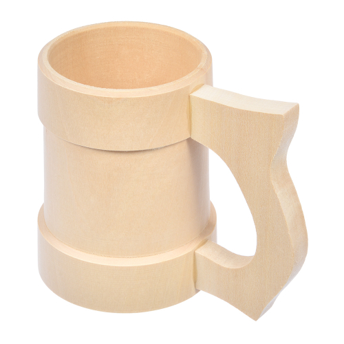 30039 КРУЖКА ТОЧЁНАЯ 0,5 Л, ЛИПА (1/10) "БАННЫЕ ШТУЧКИ"---