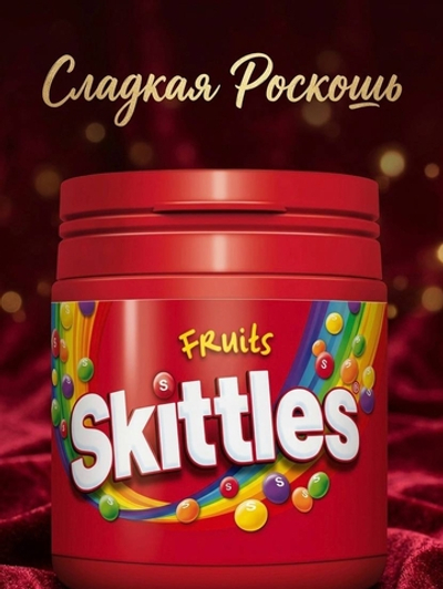 Скиттлес фруктовая 125г Польша