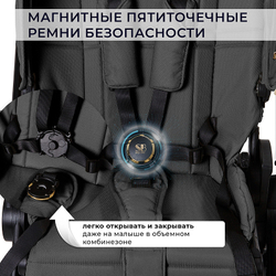 Детская коляска Sweet Baby Stella Plus Therma 2 в 1 427415 Dark Grey