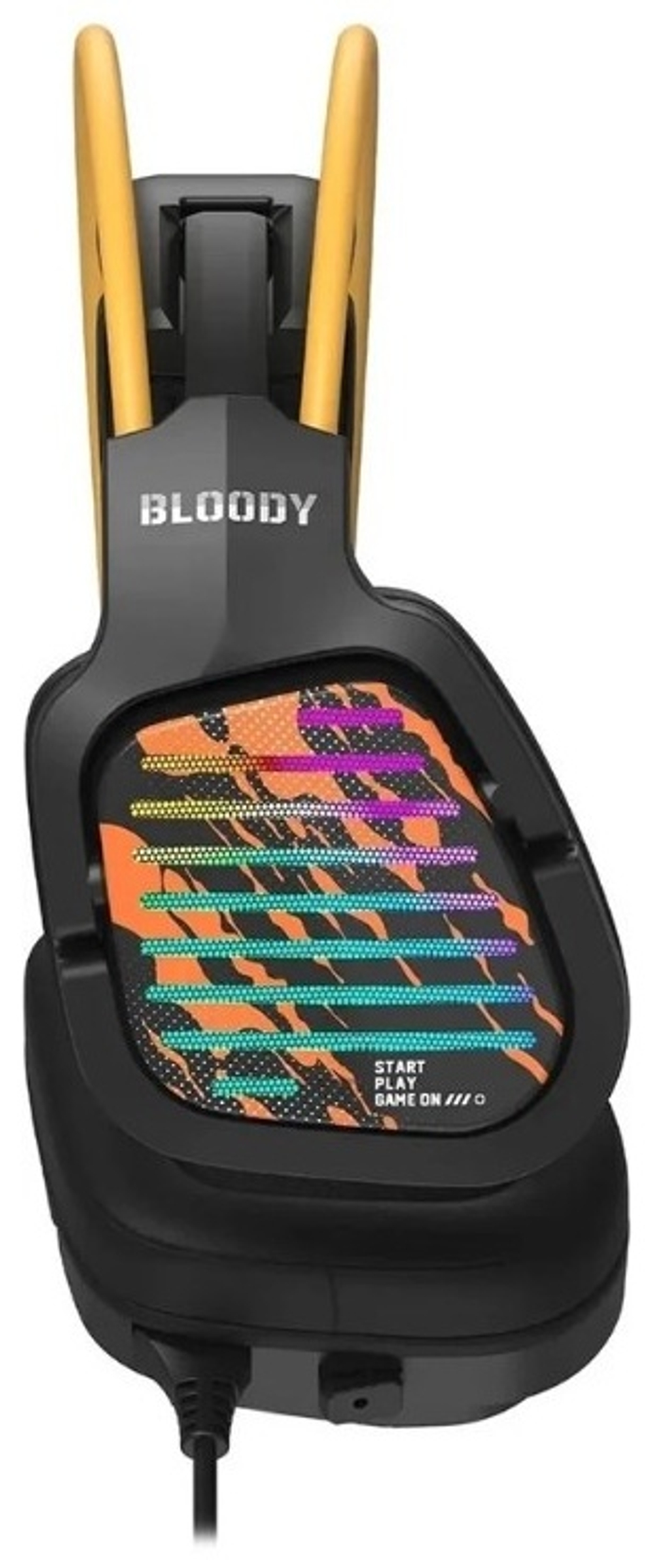 Наушники A4Tech Bloody G565 черно-желтый