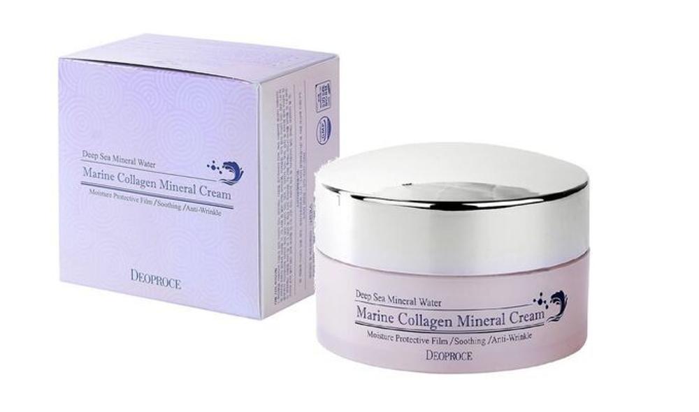 Крем с морским коллагеном Deoproce Marine Collagen Mineral Cream