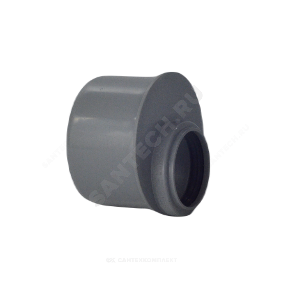 Переход PP-H эксцентрический короткий серый HT HTR Дн 110х50 б/нап в/к Ostendorf 115725