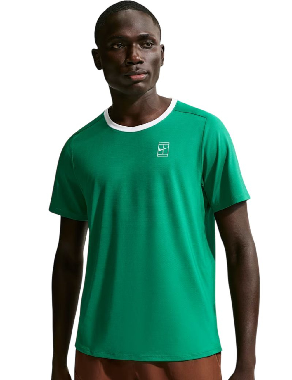 Теннисная футболка Nike Court Advantage Dri-Fit - malachite/white/white