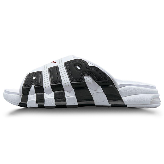 Nike Air More Uptempo Slide 'White Black Red'