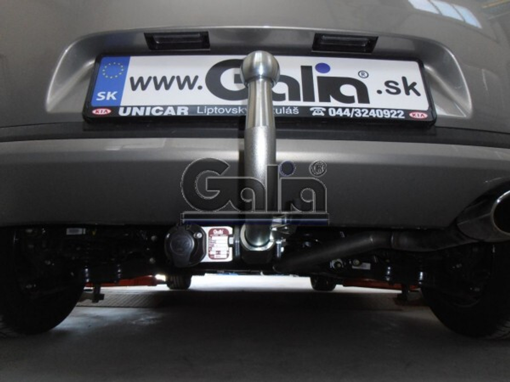 Фаркоп оцинкованный Galia H086A для Hyundai i30 хетчбек 2012-, Kia Ceed хетчбек 2012-(паспорт и сертификат в комплекте)(без электрики)