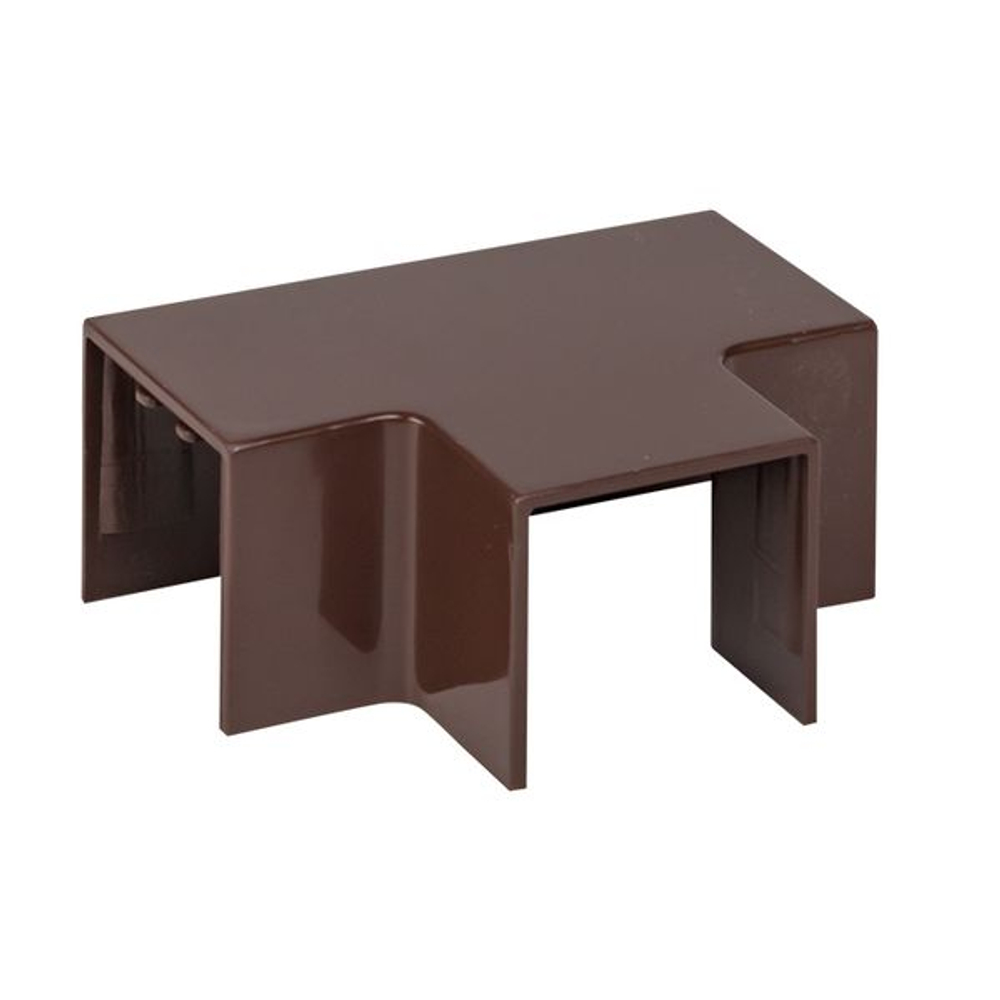 Угол T-образный (25x25) (4 шт) темное дерево EKF-Plast