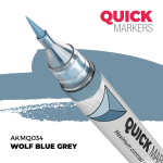 Акриловый маркер AK Interactive Quick Marker Wolf Blue Grey