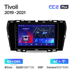 Teyes CC2 Plus 9"для SsangYong Tivoli 2019-2021