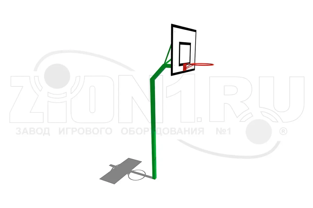 Стойка баскетбольная