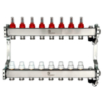 Коллектор с расходамерами 1"-3/4" - 8 вых. Wester MUFS