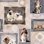 Клеенка MIRELLA 140см*20м ПВХ на нетканной основе, 221A