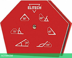Магнитный угольник для сварки Elitech 0606.017600 (195310)