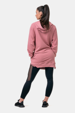 Толстовка женская Everyday HERO Long Sweatshirt with a hoodie 580 Розовая