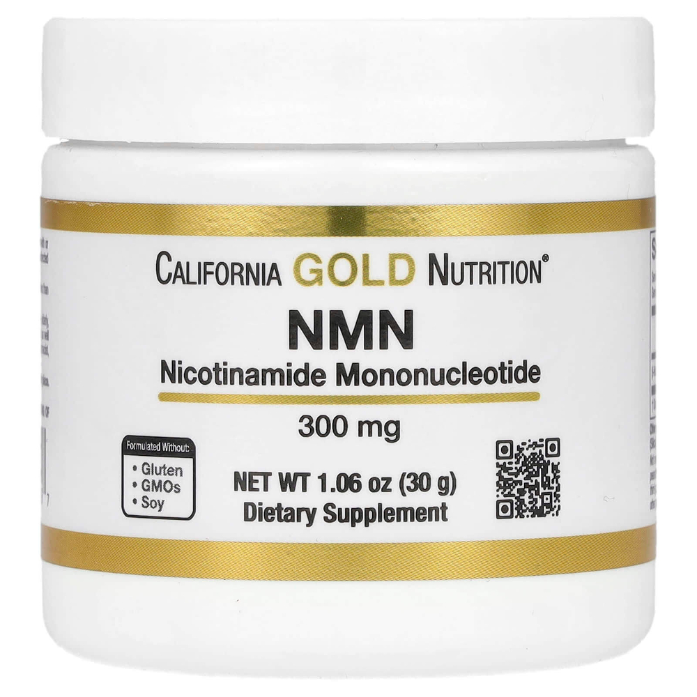 California Gold Nutrition, NMN в порошке, 30 г (1,06 унции)