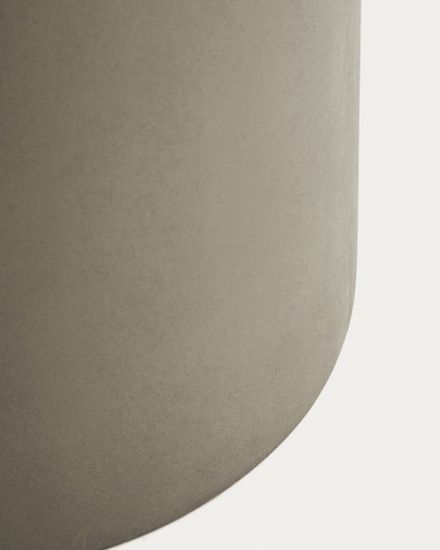 Кашпо Aiguablava из серого цемента Ø 42см