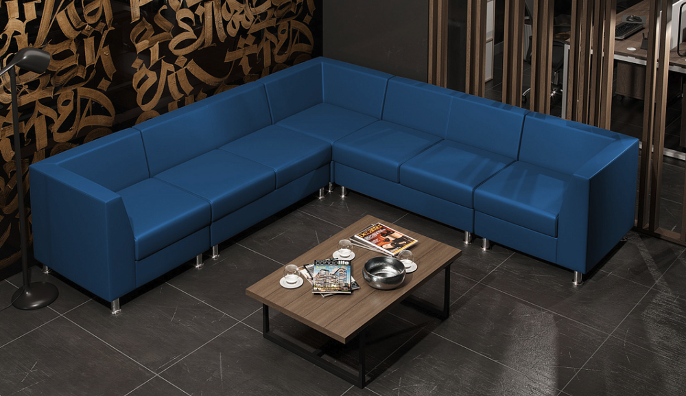 Секция с подлокотником одноместная ПРАЙМ