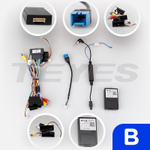 Магнитола для Ford Fiesta MK6 2012-2018 (голубой БК, рамка тип 2) - FarCar GX9-9297F2B монитор 9.5" 2K QLED на Android 14, TS20, 6+128Гб, CarPlay, 4G SIM-слот