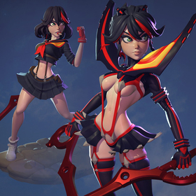 Рюко Матой Убей или умри Фигурка NSFW Ryuuko Matoi Kill la Kill