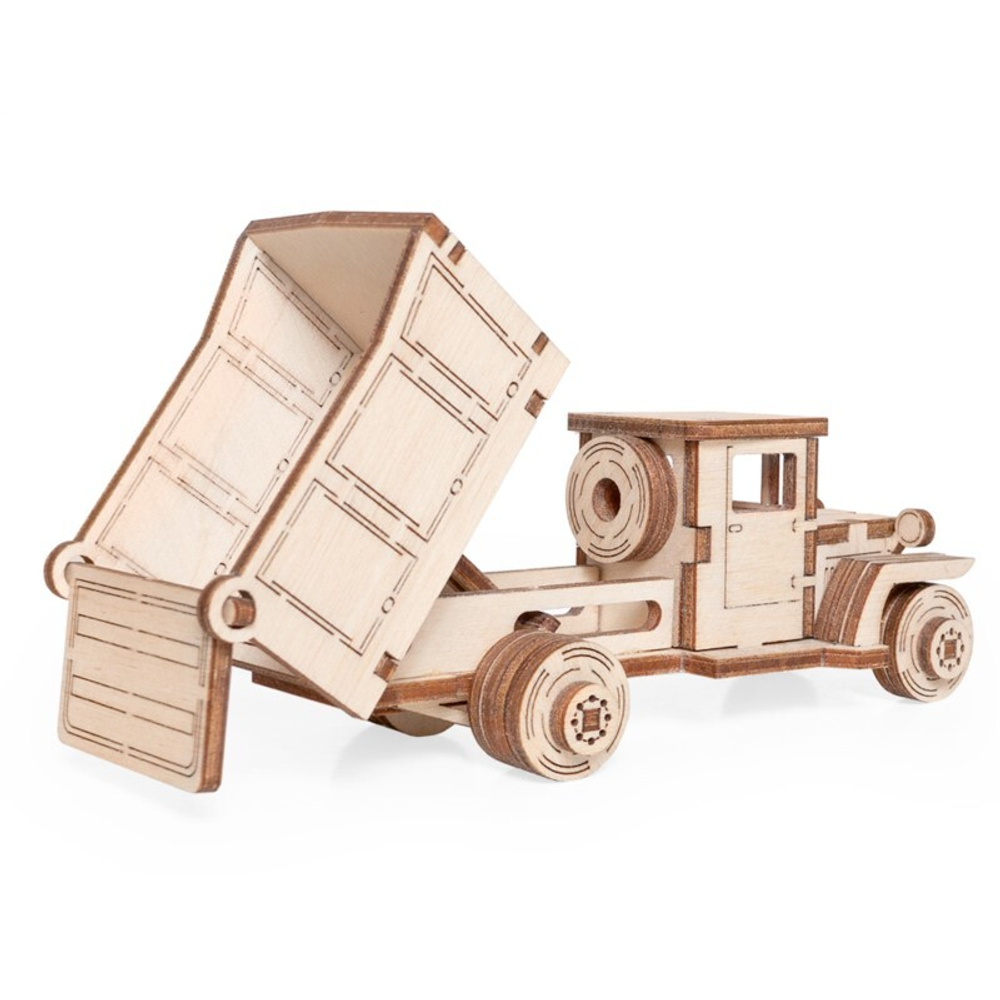 Грузовичок ЛТ Самосвал от Lemmo - Деревянный конструктор, сборная модель, для детей