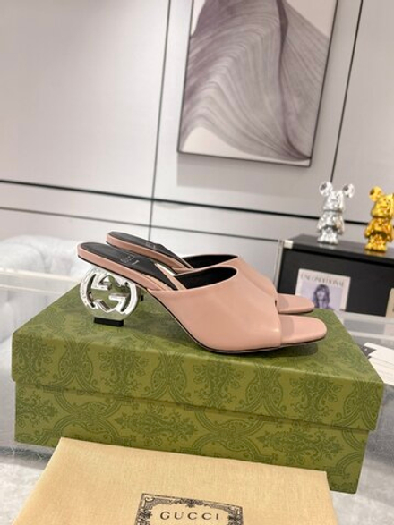 Gucci Interlocking G Heel Sandal 5.5 cm