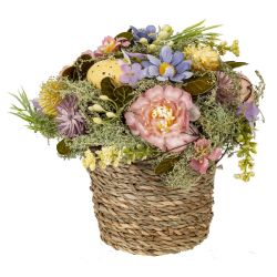 GAEM Цветочная композиция "Пасхальная", L17 W17 H17 см