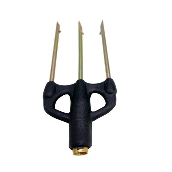 Трезубец Scorpena D3,5 мм хромированный пластиковое основание