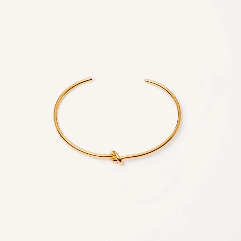 Браслет Мини Свернутый Узел – Золото