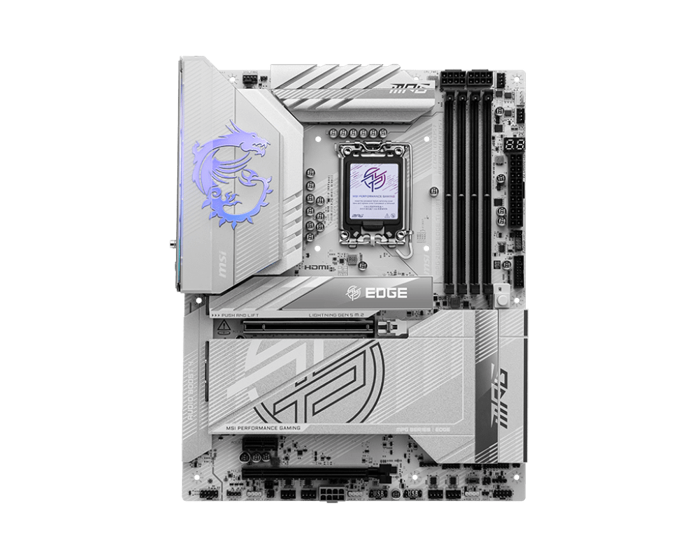 Материнская плата MSI MPG Z890 EDGE TI WIFI LGA1851 4xDDR5 4xSATA3 RAID 5xM.2 1xHDMI 2xThunder ATX